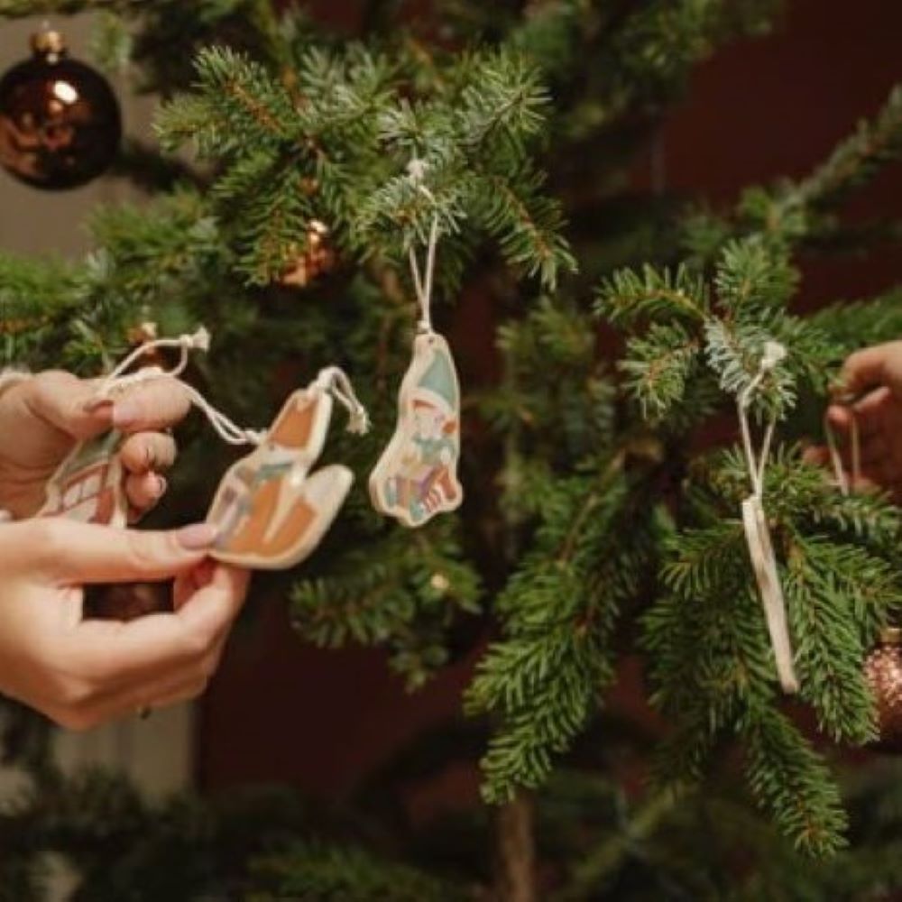 Enfeites de Natal de Madeira - Little Dutch