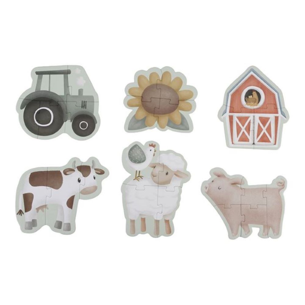 Puzzle Evolutivo 6 Em 1 Little Farm - Little Dutch