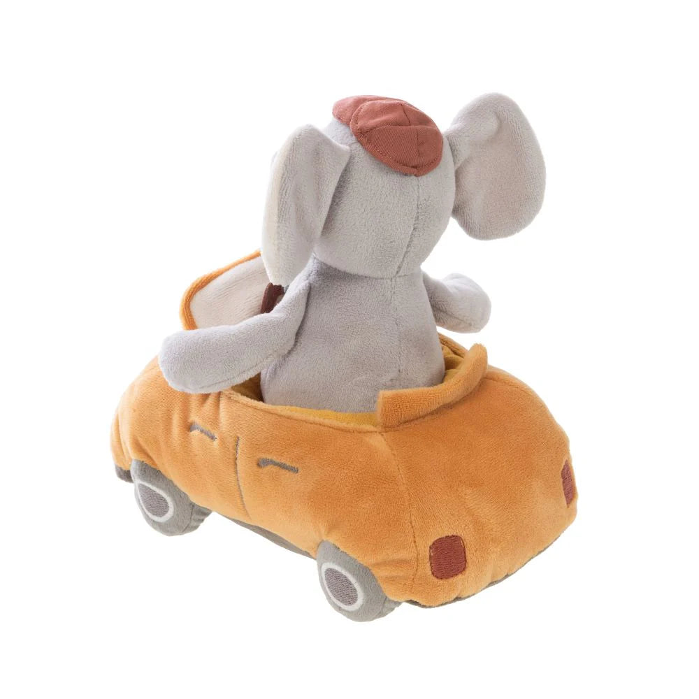 Peluche Elefante Arthur no Carro - Amadeus Les Petites