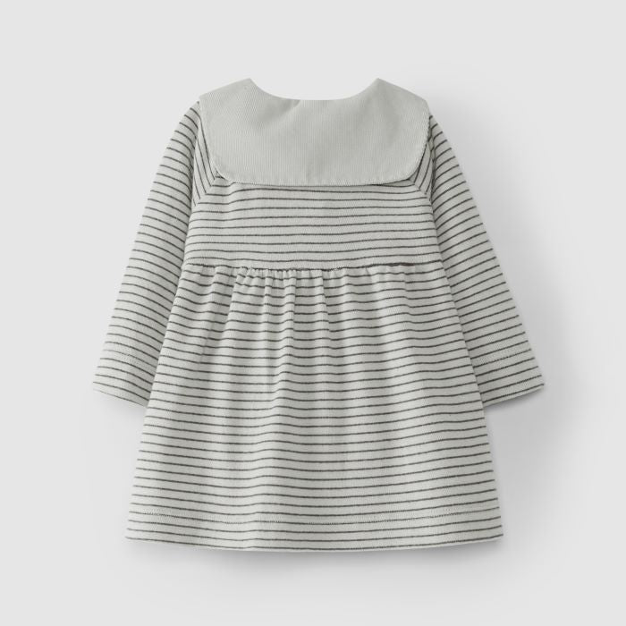 Vestido riscas algodão orgânico - Snug