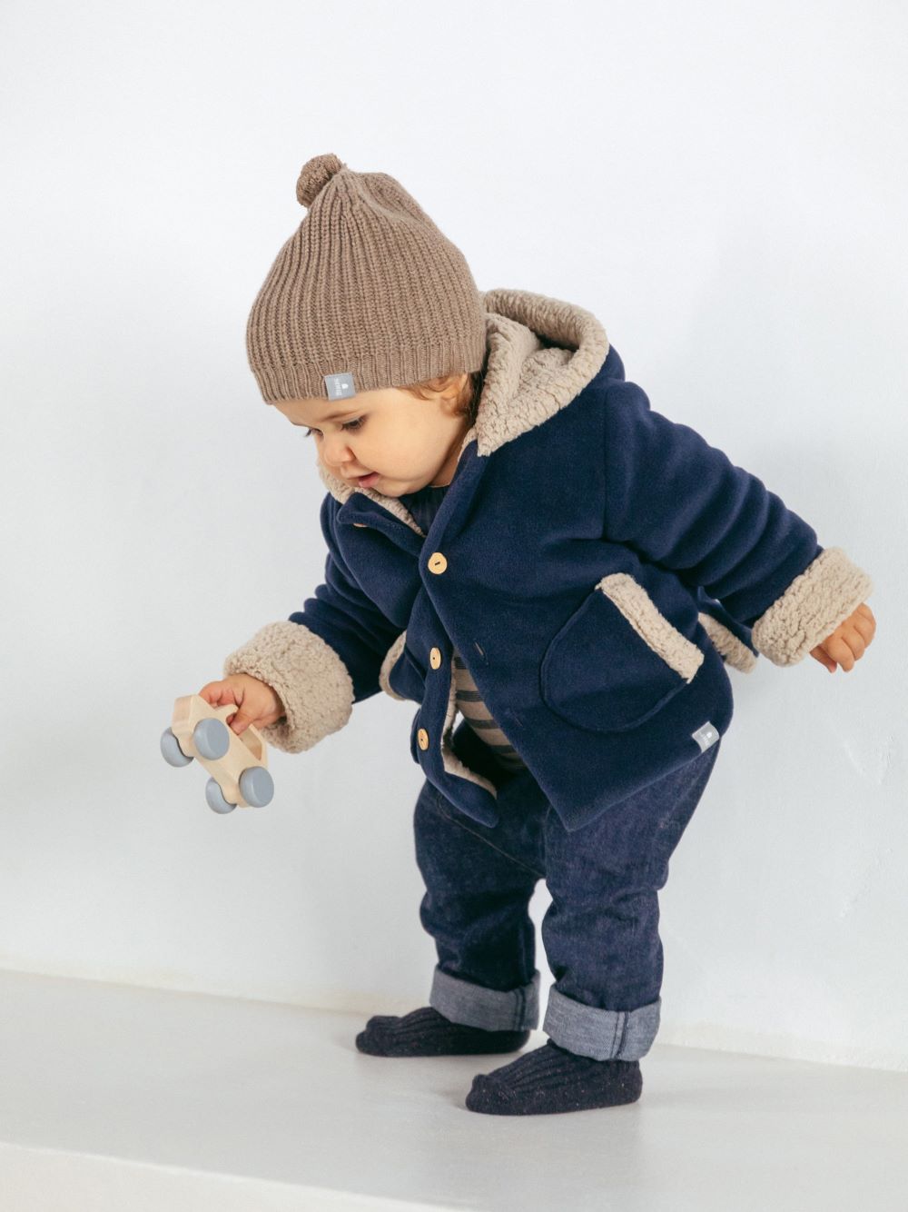 Casaco polar com capuz - Snug