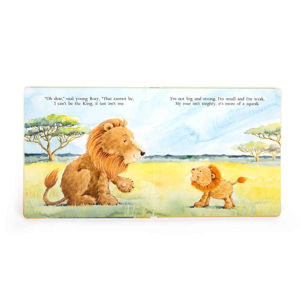 Livro "The Very Brave Lion Book" - Jellycat