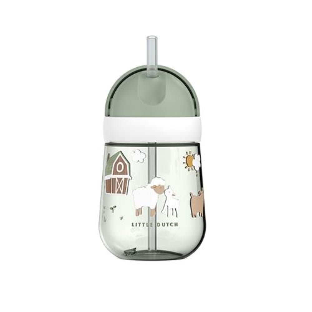 Copo com Palhinha Mio 300 ml Little Farm - Little Dutch