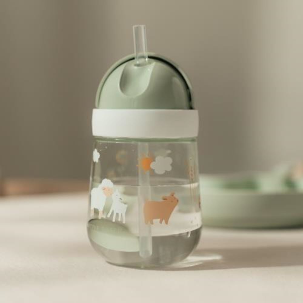 Copo com Palhinha Mio 300 ml Little Farm - Little Dutch