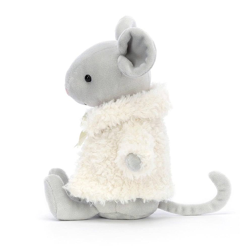 Peluche Ratinho com Casaco Branco - Jellycat