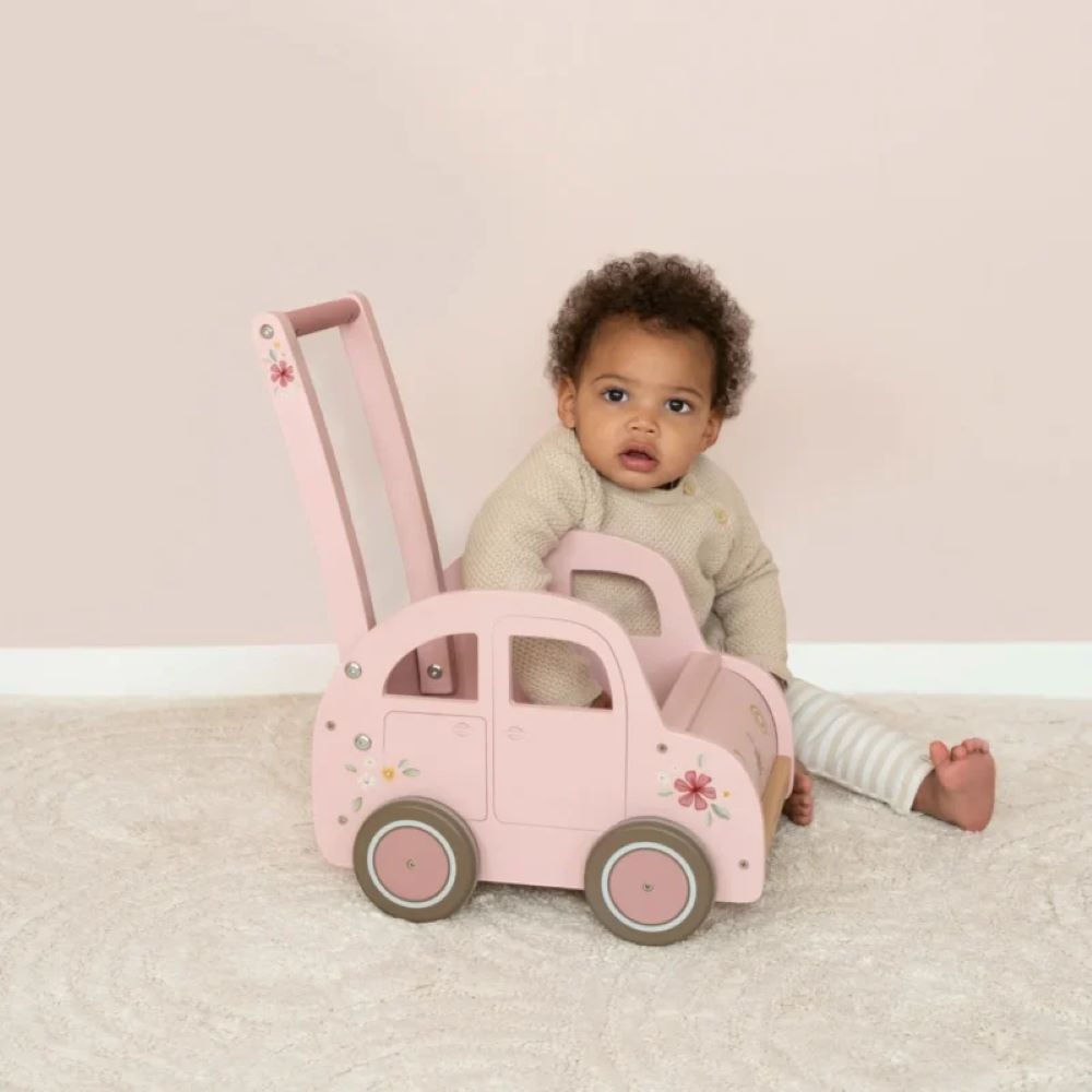 Andador Carrinho Rosa - Little Dutch