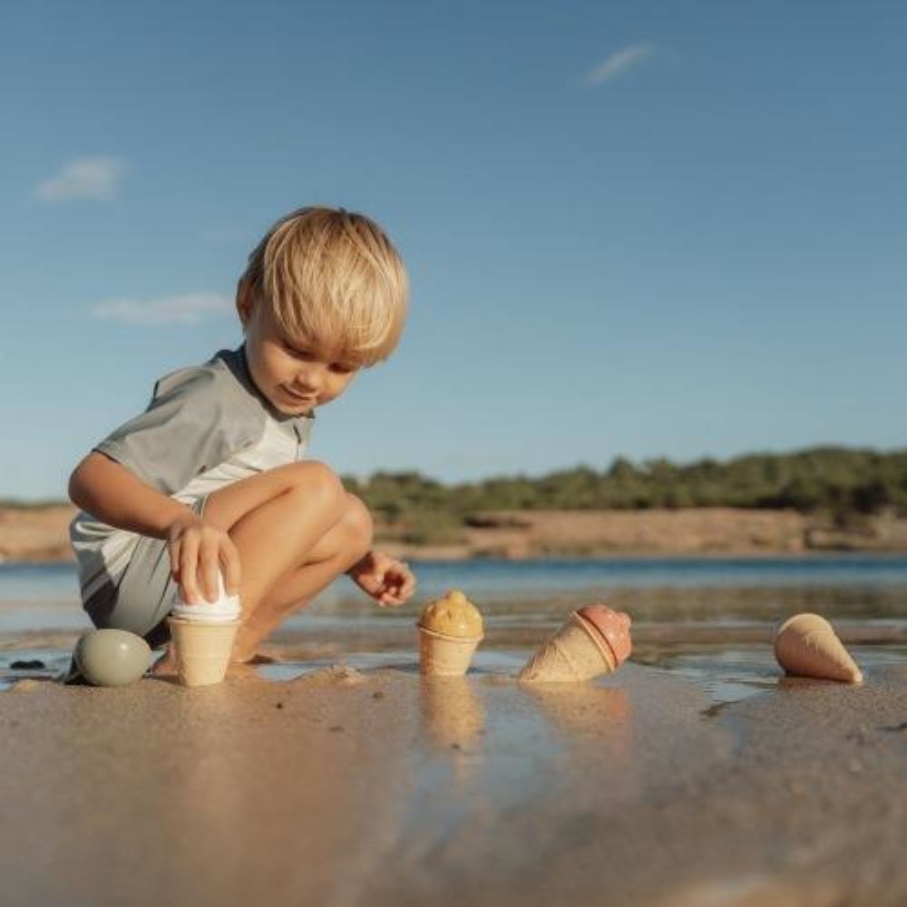 Set de Brinquedos de Praia Gelados 9 Peças - Little Dutch