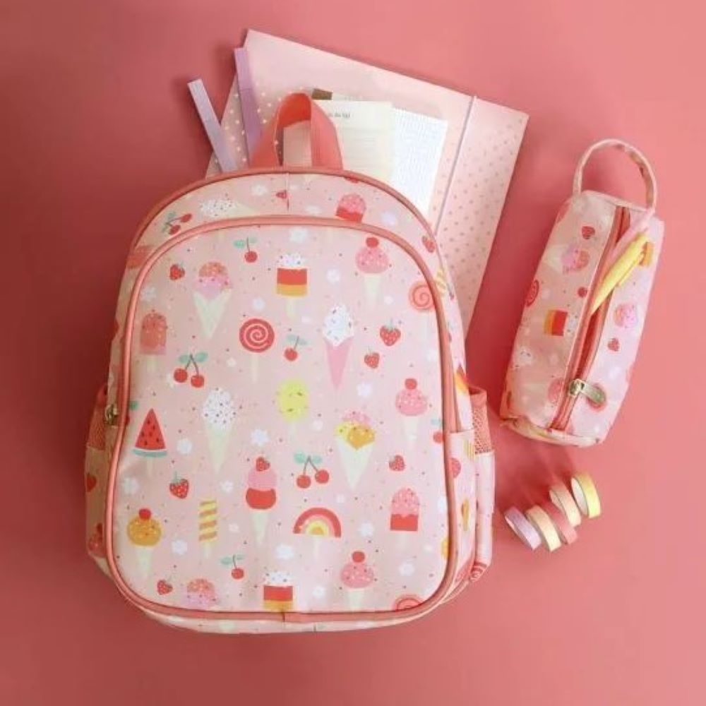 Mochila infantil com bolso térmico - A Little Lovely Company