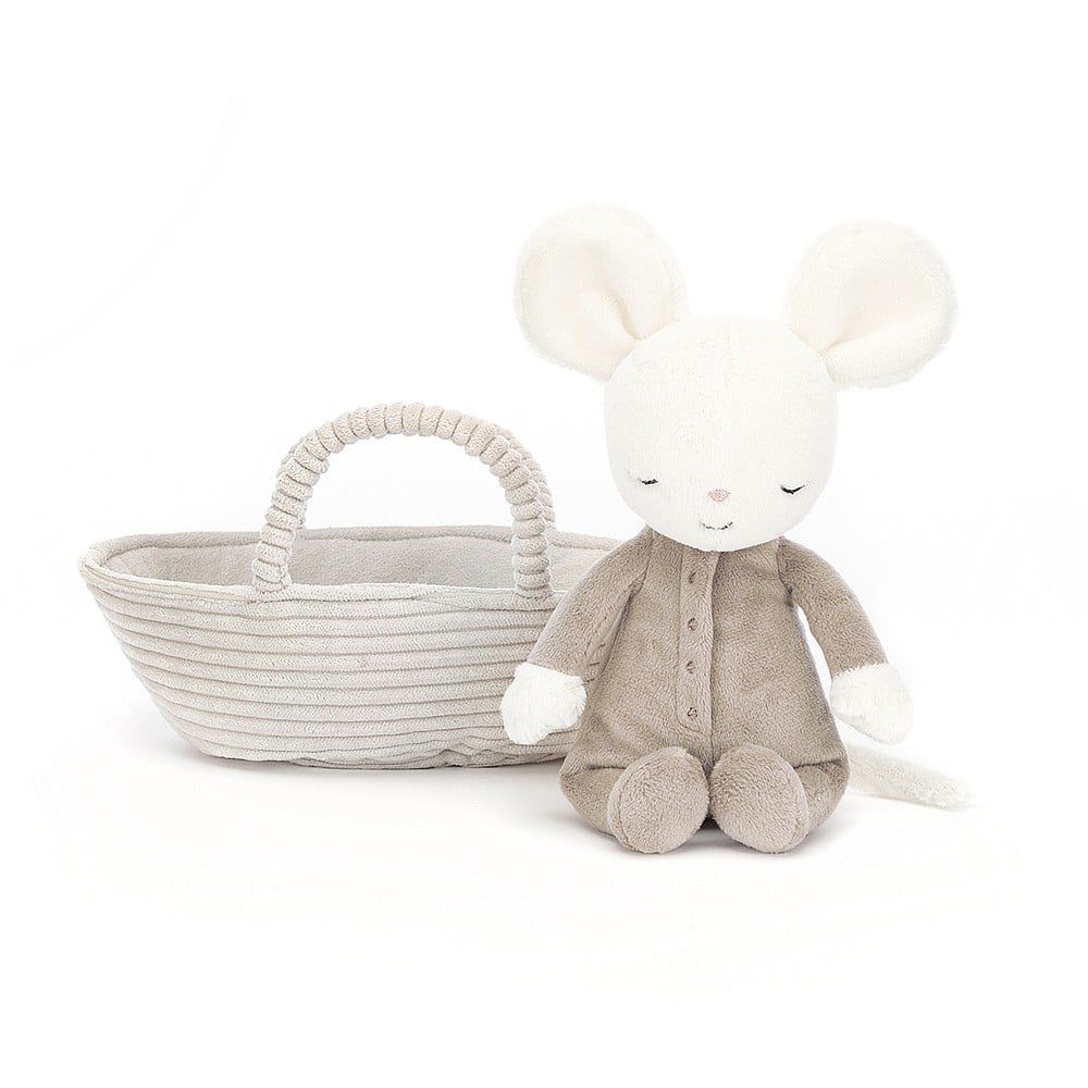 Peluche Ratinho com alcofa Rock-a-Bye - Jellycat