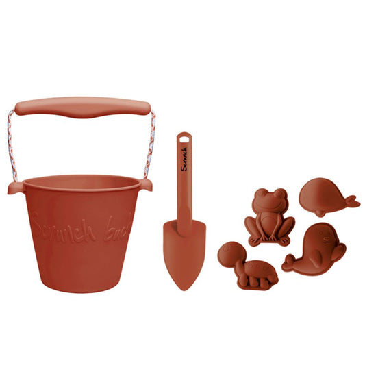 Set Brinquedos de Praia Silicone Rust - Scrunch