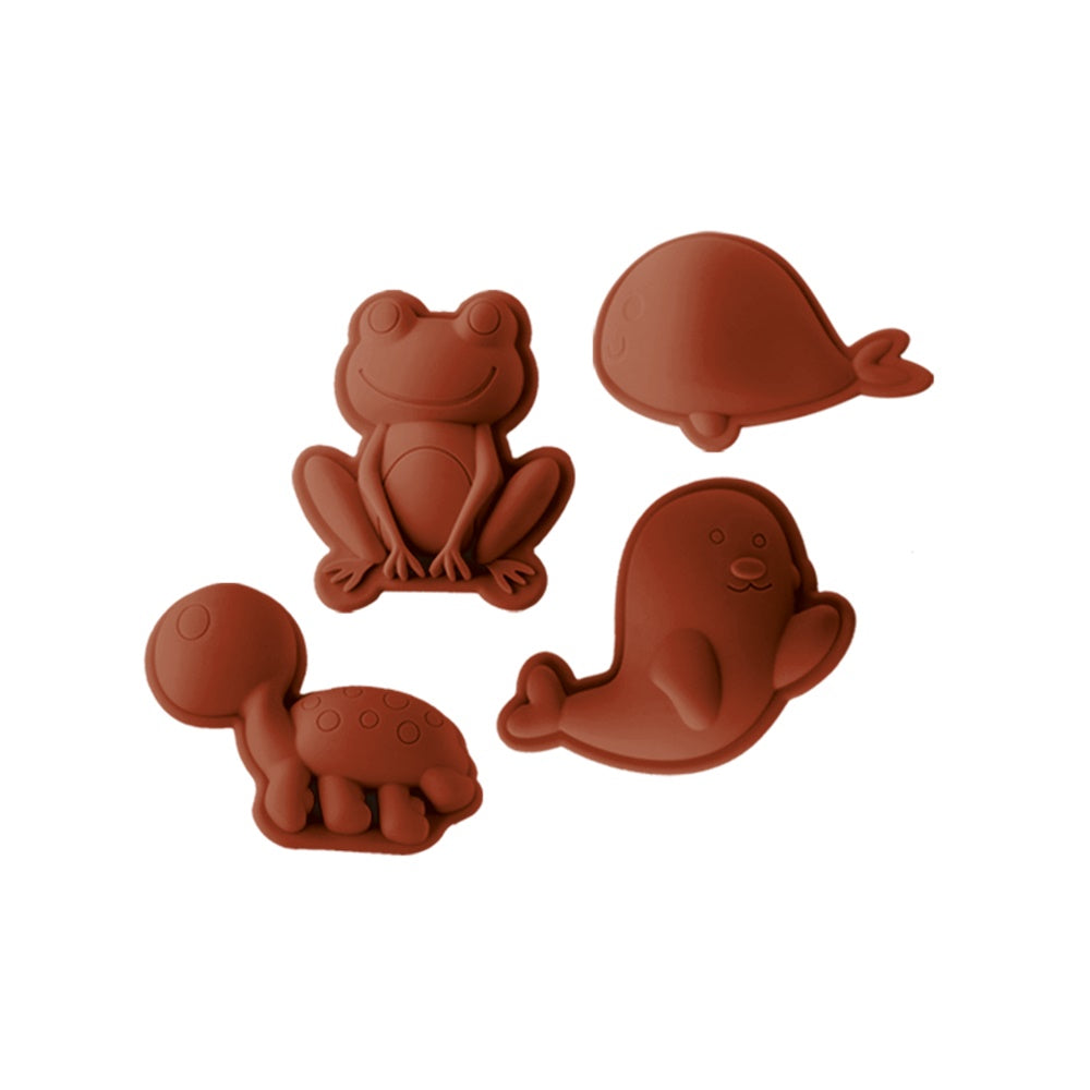 Set Brinquedos de Praia Silicone Rust - Scrunch