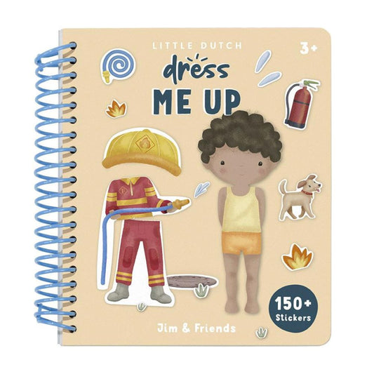 Livro "DRESS ME UP" Jim & Friends - Little Dutch