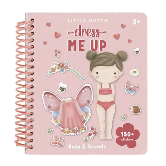 Livro "DRESS ME UP" Rosa & Friends - Little Dutch