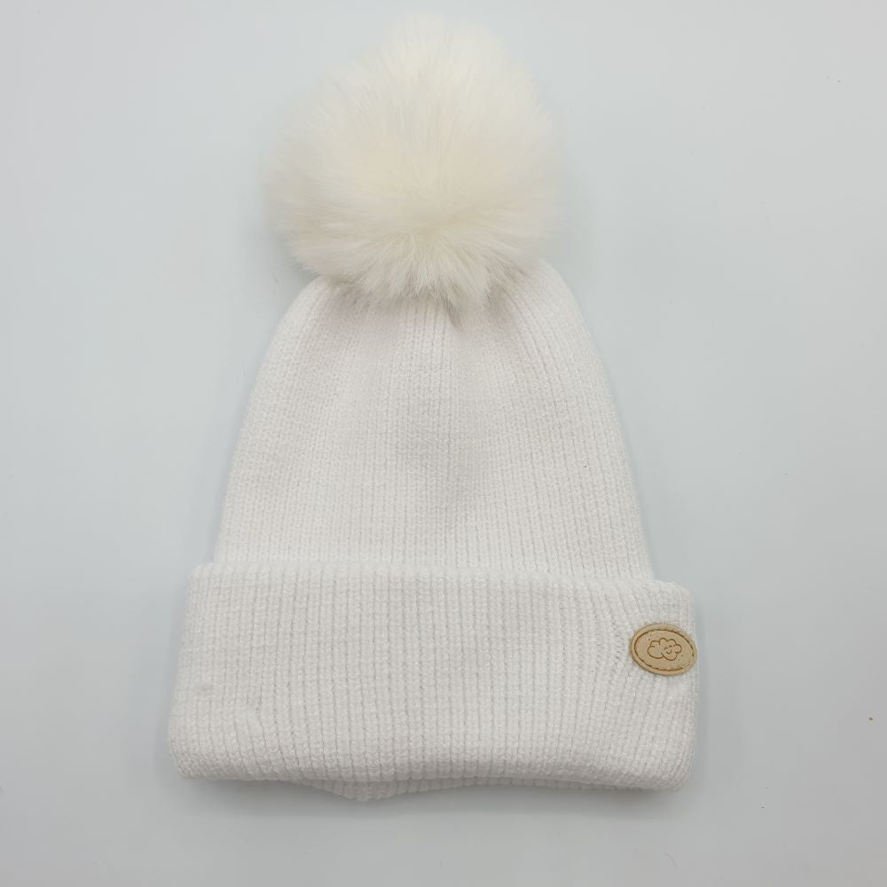 Gorro com pompom 3 em 1 - Monnuage