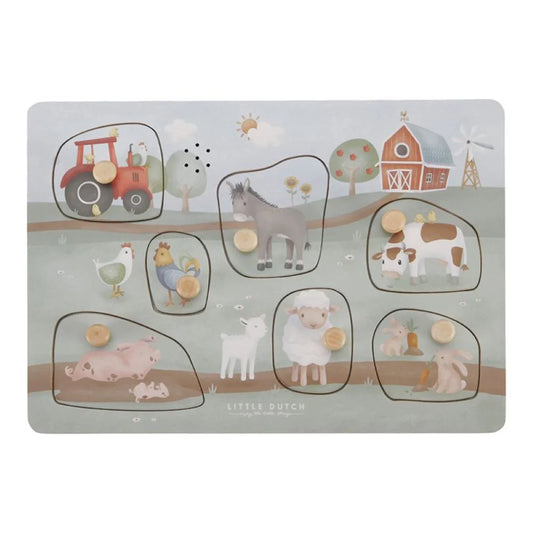 Puzzle Sonoro Little Farm FSC - Little Dutch